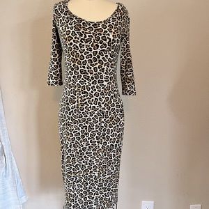 Cheetah print dress